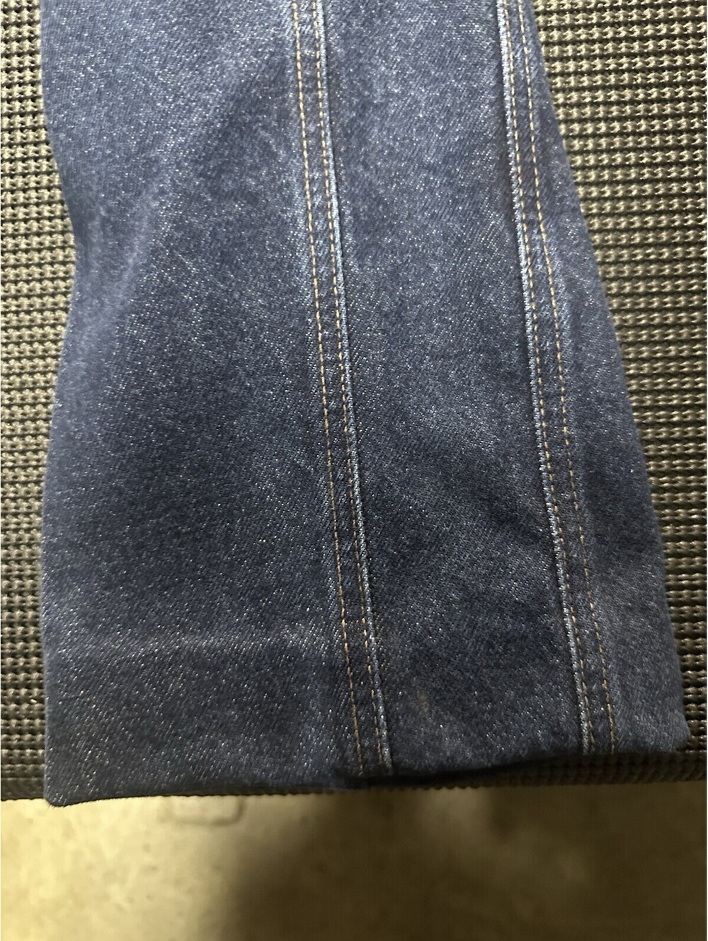 VTG Rockies Jeans USA Dark Wash Western High Rise No Back Pocket Denim - Picture 10 of 14